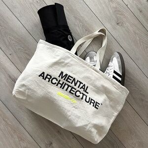 Awesome Mental Architecture Large Tote Bag